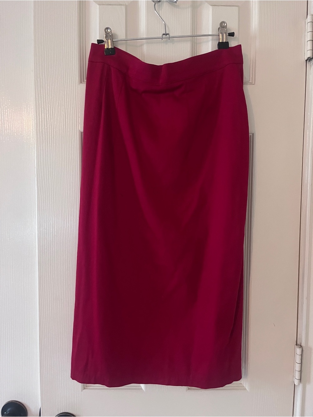 Vixen by Micheline Pitt Red Pencil Skirt - Picture 2 of 4